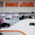 Suasana kantor Dinsos Surabaya.