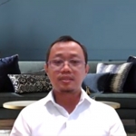 Tangkapan layar pemaparan hasil survei oleh Direktur terUKUR Research