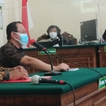 Suasana sidang gugatan perdata perkara 374/Pdt.G/2021/PN. SBY Mulya Hadi melawan Widiowati Hartono di Pengadilan Negeri (PN) Surabaya. foto: ist.