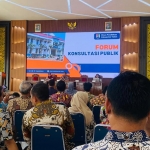 Plt Sekretaris Disdik Tuban, Siswo Suwarko, saat memberikan arahan di acara FKP.