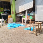 TKP penemuan jenazah di rumah penampungan anjing di Jalan Sulawesi, Kecamatan Sananwetan, Kota Blitar. 