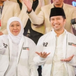 Pasangan Khofifah-Emil saat Pilgub Jatim 2024.