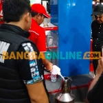 Tim gabungan DPRD, Disperindag, dan Polres Pasuruan menelusuri dugaan BBM bermasalah di empat titik SPBU Pandaan. Foto: M Andy Fachrudin/BANGSAONLINE
