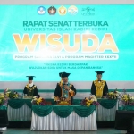 Rektor Uniska saat memberi sambutan. Foto: Ist