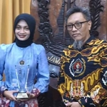 Wali Kota Kediri bersama Ketua PWI Kediri Raya. Foto: Ist 