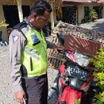 Kendaraan korban yang diamankan di kantor polisi sebagai barang bukti.