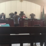 Sidang Praperadilan perdana kasus penyitaan barang PT AWI digelar di PN Kabupaten Kediri.