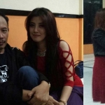 Arien Yanuariesta bersama Manajer Lujeng Sudarto, serta Ernie Vidiyawati (foto kanan) saat menghibur dalam acara HUT HARIAN BANGSA ke-18.