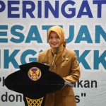 Wali Kota Kediri saat memberi sambutan.