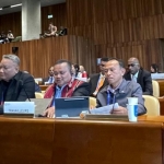 William Yani Wea Delegasi dari KSPSI AGN pada ILC 114 di Jenewa, Swiss menyuarakan kebebasan berserikat dan solidaritas untuk Rohingya