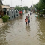 Wilayah Kedungringin Kecamatan Beji saat tergenang banjir beberapa waktu lalu.