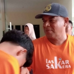 Habib Abu Bakar Assegaf saat ramah tamah dengan pemain Persekabpas.