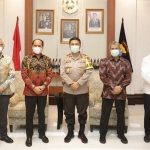 Kapolda Jawa Timur Irjen Pol Dr. Nico Afinta saat audiensi dengan jajaran PT. Semen Indonesia, Senin (19/4).