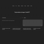 Tangkapan layar halaman ChatGPT Translate.