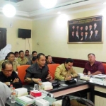 Kepala Bappeko Surabaya, Eri Cahyadi saat dengar pendapat dengan DPRD Surabaya, Senin (3/9).