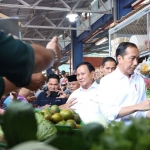 Presiden Jokowi saat kunjungan kerja di Malang.