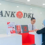 Pelayanan nasabah Bank DKI.