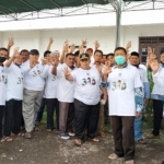 SOLID: Konsolidasi pemenangan Kelana-Astutik yang dimotori Ketua Fraksi PAN Adhi Samsetyo, Jumat (30/10). foto: istimewa