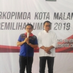Wali Kota Malang Sutiaji bersama Wakilnya Sofyan Edi J, saat membuka dan memberikan sambutan acara Sinergitas Forkopimda menyambut Pemilu 2019, Minggu (30/09). Foto: IWAN I/BANGSAONLINE