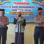 Acara Maulid Nabi Muhammad SAW yang digelar oleh Polsek Kota Sumenep, Kamis (29/10/2020).
