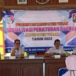 Suasana sosialisasi peraturan daerah yang dilakukan Pemkab Tuban.