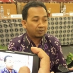 Komisioner Divisi Teknis Penyelenggaraan KPU Tulungagung, Much Arif saat ditemui awak media, Jumat (10/3/2023)