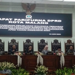 Penyampaian LKPJ yang dilakukan Wali Kota Malang dalam rapat paripurna.