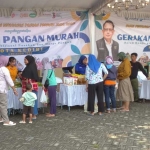 Kegiatan Gerakan Pangan Murah salah satu upaya untuk menekan inflasi.