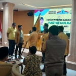 Penetapan Joko Prihatin sebagai Ketua DPD Golkar Kota Malang. 