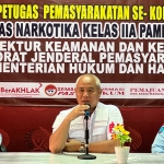 Direktur Kamtib Ditjenpas, Abdul Aris, saat memberikan penguatan kepada Ka.UPT beserta seluruh petugas Lapas/Rutan/Bapas se-Korwil Madura.