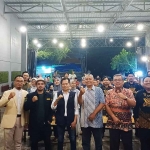 Ketua Komisi A DPRD Jatim, Dedi Irwansa, saat menghadiri NGOPENI atau akronim dari Ngobrol Perkara Negara Indonesia di Sidoarjo.