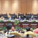 Dirjen Tata Ruang Kementerian ATR/BPN saat menghadiri Diseminasi BULD DPD RI.