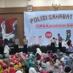 Program polsanak yang berlangsung di Mapolresta Sidoarjo.