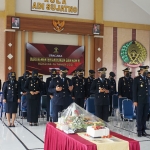 Upacara HDKD Lapas Pemuda Kelas IIA Madiun yang diadakan di Aula Adi Sujadno.