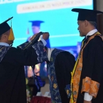 Pengukuhan 2 Guru Besar UTM dari FEB dan Fakultas Teknik.