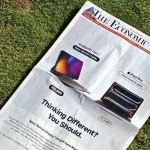 Iklan Xiaomi yang menyindir Apple melalui iklan di koran The Economic Times. Foto: Mac Rumors