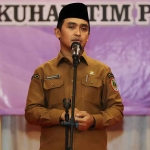 Wali Kota Pasuruan saat memberi sambutan.
