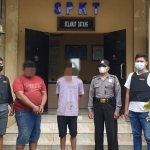 Dua pencuri tiang telepon dari Sidoarjo ditangkap polisi di Jombang.