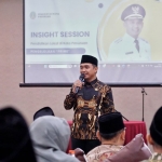 Wali Kota Pasuruan, Adi Wibowo saat memberi sambutan di acara sarasehan ini