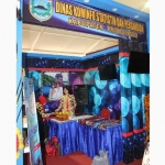 Stand pameran oroduk KIM milik Diskominfo Kabupaten Probolinggo.