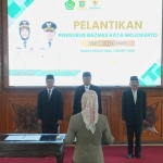 Pelantikan pengurus Baznas Kota Mojokerto