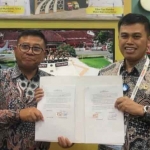 Walikota Blitar, Syauqul Muhibbin (kiri) saat menghadiri Rakernas VII, Apeksi di Surabaya. (Ist)