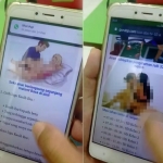 Cuplikan video yang menunjukkan seorang guru tengah membuka materi pembelajaran daring berisi konten porno.
