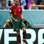 Bruno Fernandes mencetak dua gol kemenangan Portugal atas uruguay pada laga kedua Piala Dunia 2022.