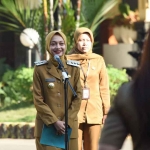 Wali Kota Kediri saat memberi sambutan.
