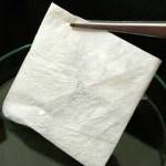 Durameter buatan yang menyerupai kertas tisu. foto: istimewa