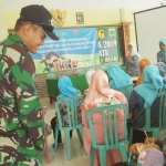 Suasana penyuluhan tentang stunting untuk Ibu-ibu PKK di Desa Kedungsalam Kecamatan Donomulyo.