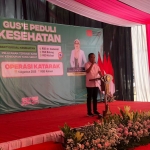 Bupati Jember,Muhammad Fawait saat memberi sambutan