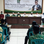 KONSOLIDASI: Dialog Kaderisasi dan Penguatan Organisasi DPC PKB Sidoarjo, Rabu (2/9) malam. foto: MUSTAIN/ BANGSAONLINE