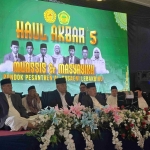 acara Haul Muassis dan Masyayikh Pondok Pesantren Al Husaeni Lebakbiru, Desa Ciheulang, Kecamatan Ciparay, Kabupaten Bandung, Jawa Barat, Selasa (16/6/2026). Foto:  MMA/bangsaonline